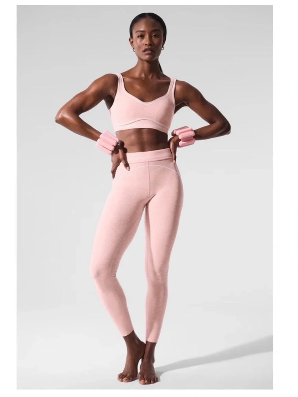 ALO Yoga Heart Throb leggings Pink High-Rise Size XS